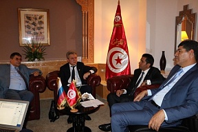 Sur la rencontre entre le Ministre des technologies de la communication et de l’économie numérique de la République Tunisienne Anouar Maarouf et le Ministre adjoint des télécommunications et des médias de la Fédération de Russie Rachid Ismaïlov.
