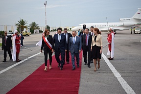 Le visite de travail du Président de la République du Tatarstan Rustam Minnikhanov en Tunisie