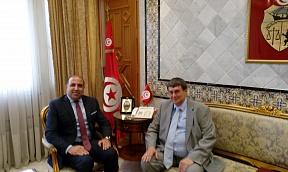 La rencontre au Ministère des affaires étrangères de la Tunisie