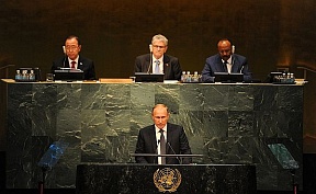 Discours de Vladimir Poutine, Président de la Fédération de Russie, devant l’Assemblée Générale des Nations Unies