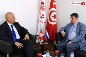 Sur la rencontre de S.E.M. l’Ambassadeur de Russie avec M. le Président du bureau politique du parti «Nidaa Tounes»
