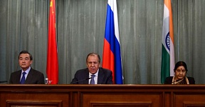 Foreign Minister Sergey Lavrov's remarks and responses to media questions at a joint news conference following the 14th meeting of the foreign ministers of Russia, India and China (RIC), Moscow, April 18, 2016