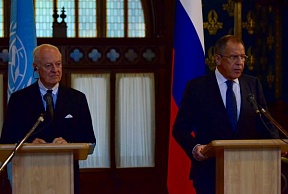 Foreign Minister Sergey Lavrov’s remarks and answers to media questions at a joint news conference with Special Envoy of the UN Secretary-General for Syria Staffan de Mistura following talks, Moscow, November 4, 2015